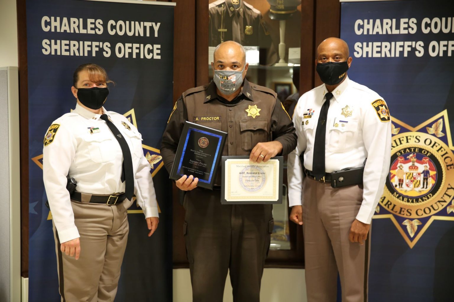 Four CCSO Officers Honored By The Maryland Sheriff’s Association ...