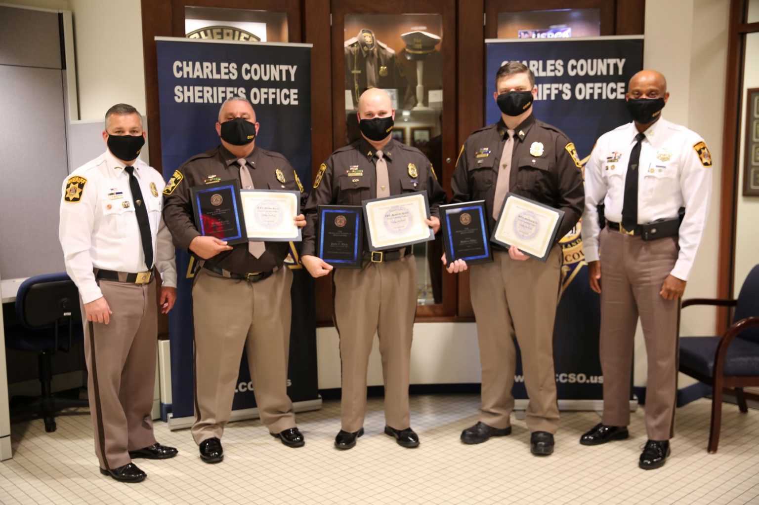 Four CCSO Officers Honored By The Maryland Sheriff’s Association ...