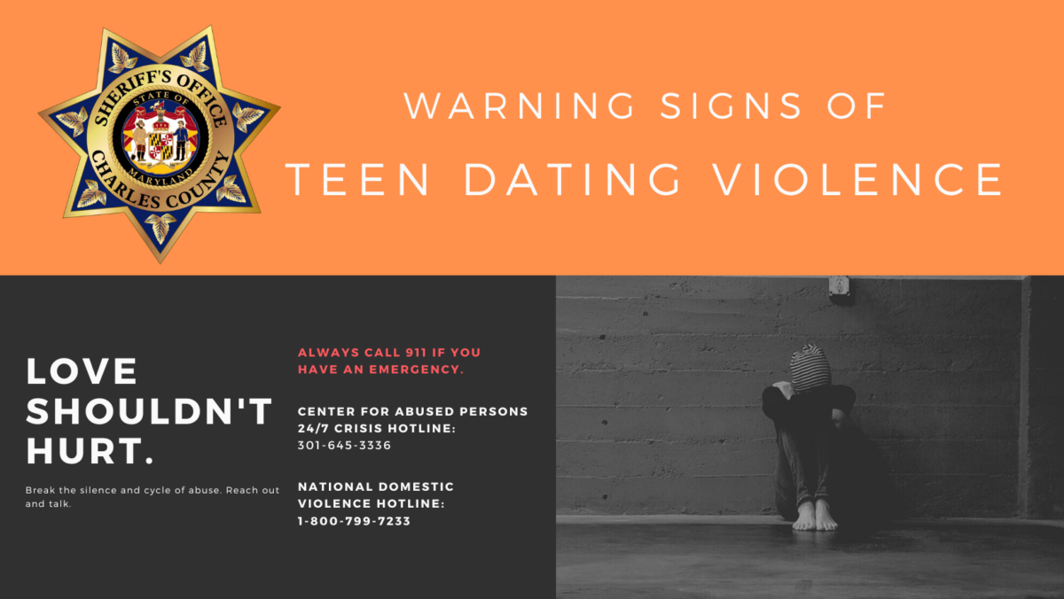 Warning Signs of Teen Dating Violence Charles County Sheriff's Office